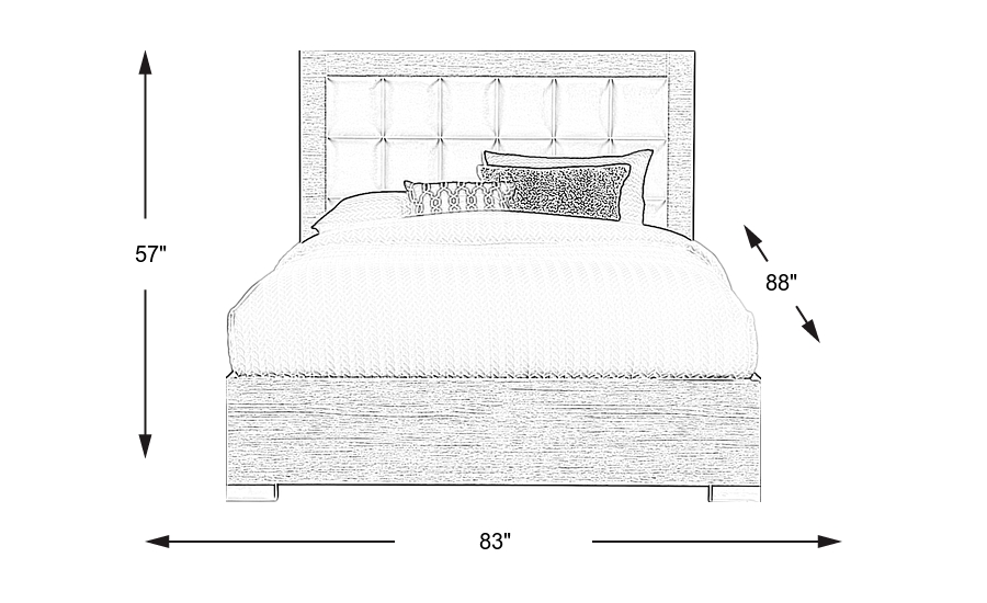 Dimension Image. Please refer to the Dimension Tab on this page for dimension details.