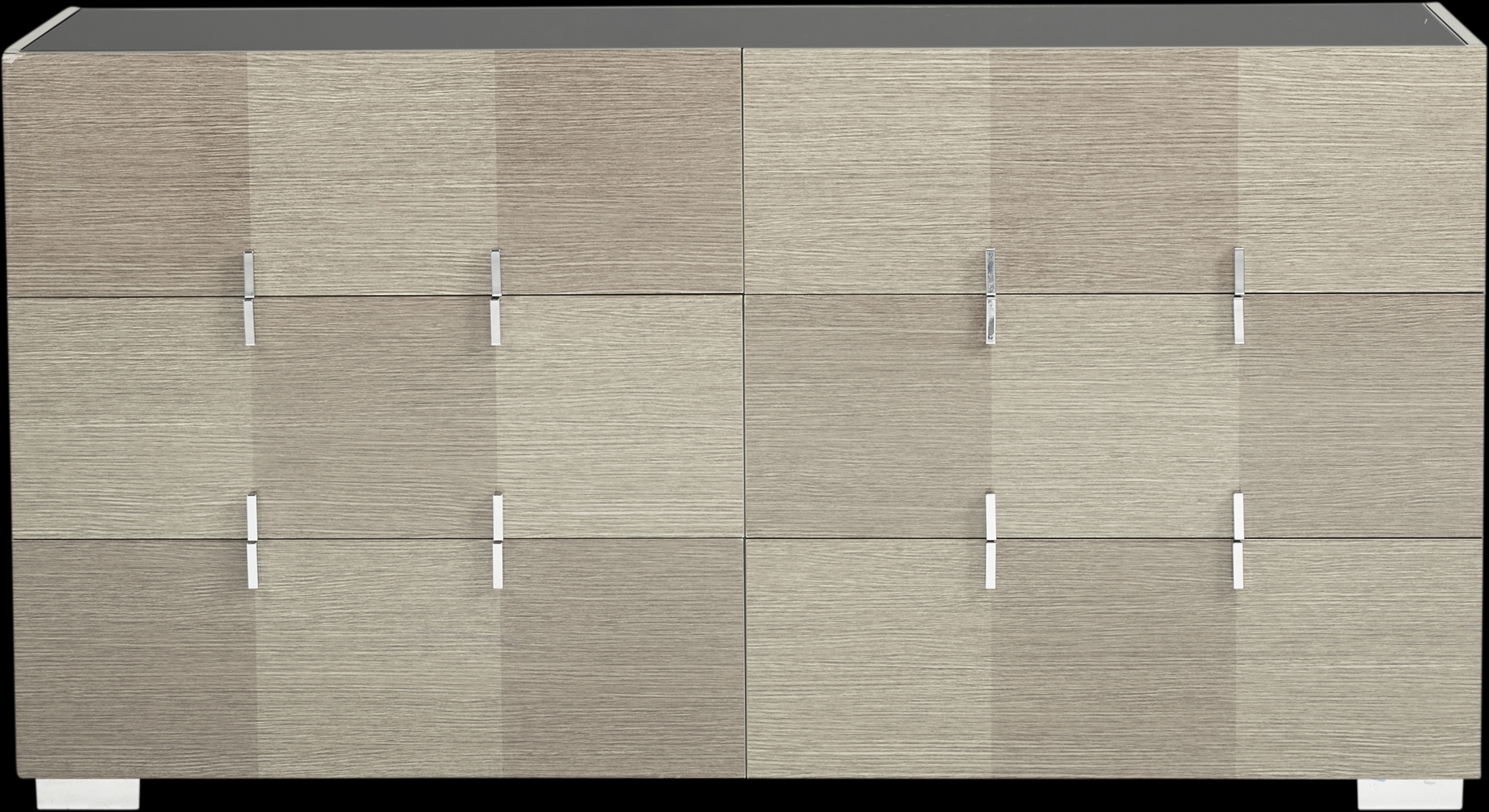 Dominique Gray 5 Pc King Panel Bedroom - Thumbnail - Image 3