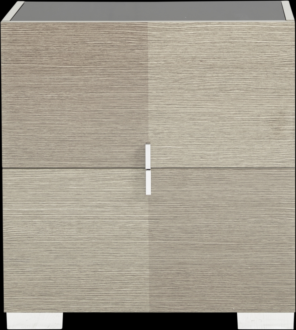 Dominique Gray 7 Pc Queen Panel Bedroom - Thumbnail - Image 4