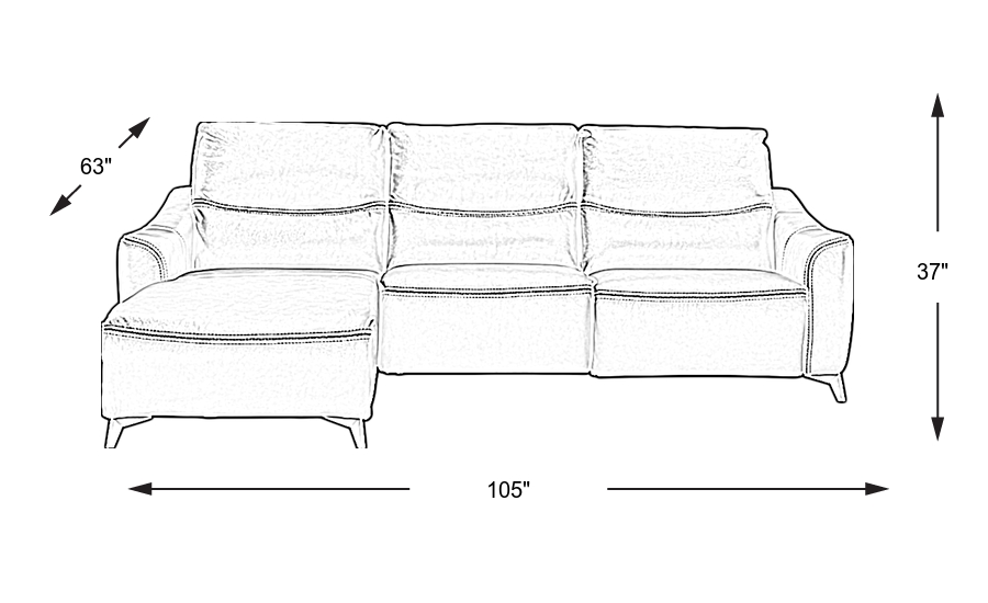 Dimension Image. Please refer to the Dimension Tab on this page for dimension details.