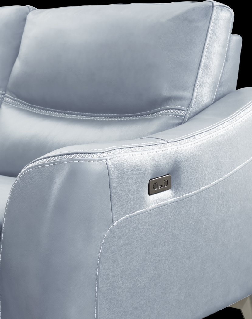 Domio Hydra Leather 3 Pc Power Reclining Sectional - Thumbnail - Image 3