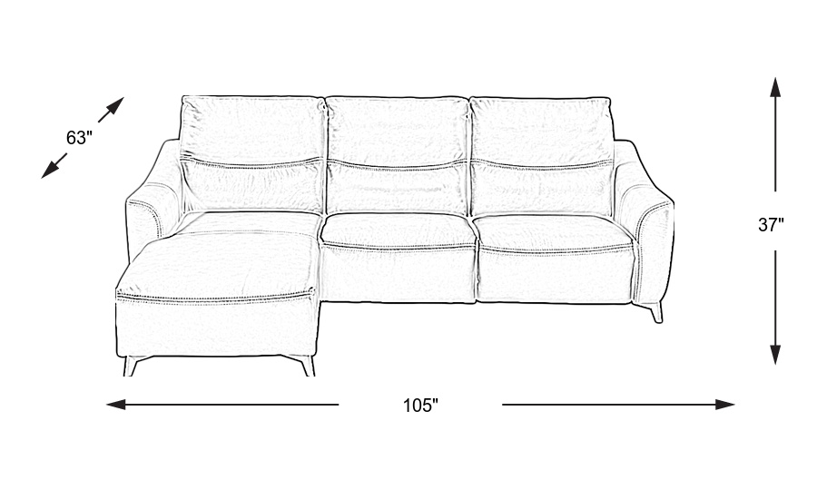Dimension Image. Please refer to the Dimension Tab on this page for dimension details.