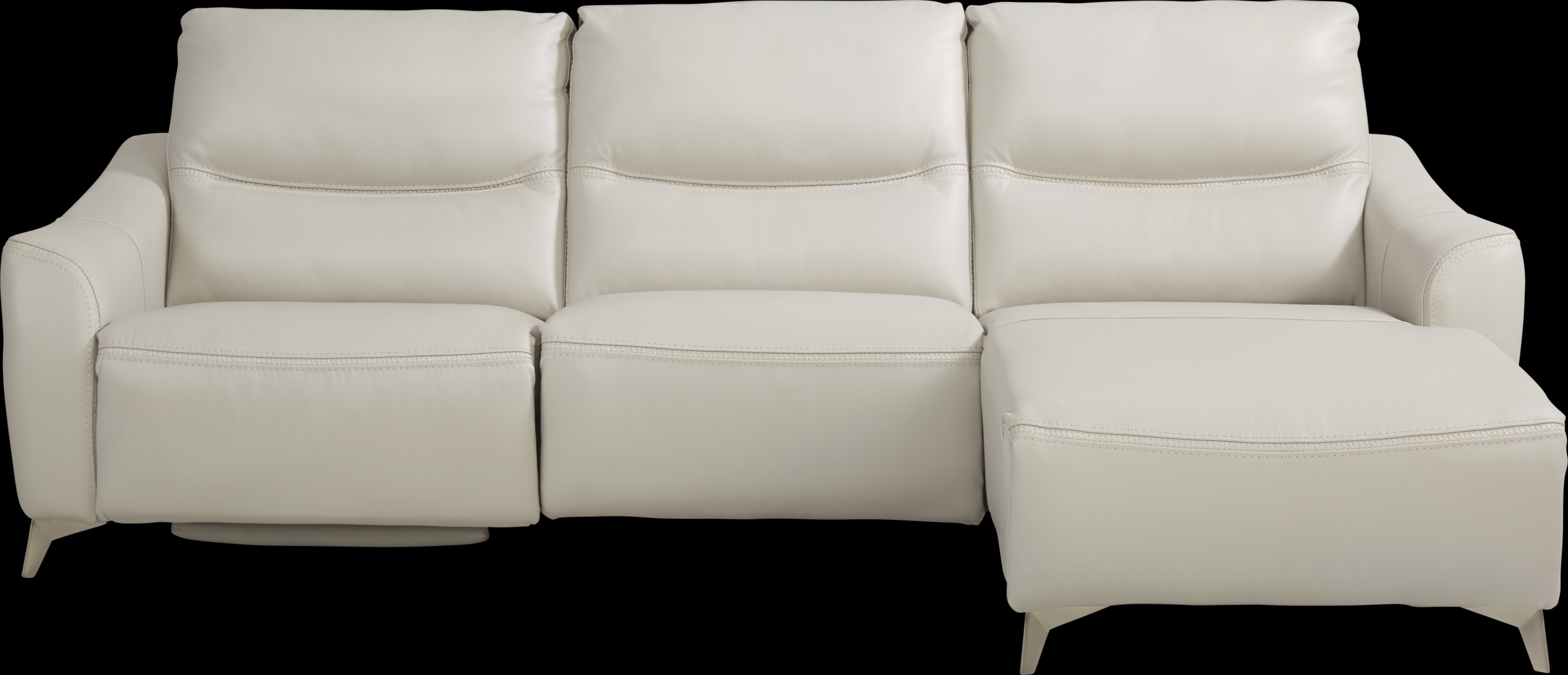 Domio Stone Leather 6 Pc Sectional Living Room - Thumbnail - Image 2