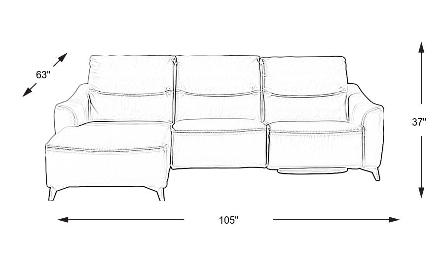 Dimension Image. Please refer to the Dimension Tab on this page for dimension details.