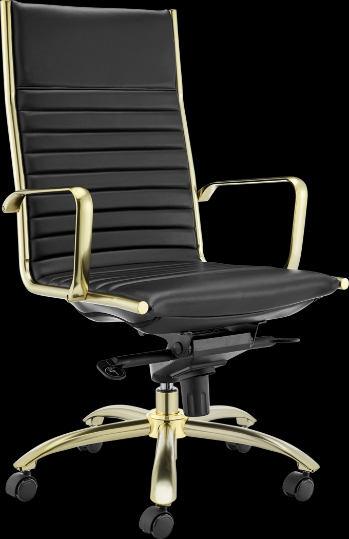 Domivara Black High Office Chair - Thumbnail - Image 3
