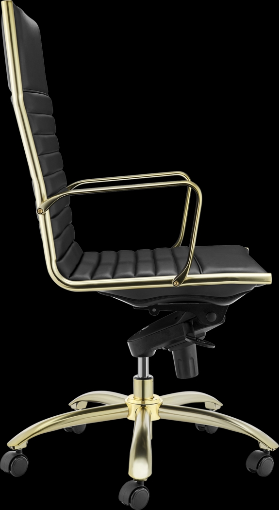 Domivara Black High Office Chair - Thumbnail - Image 4