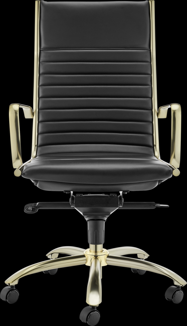 Domivara Black High Office Chair - Thumbnail - Image 1
