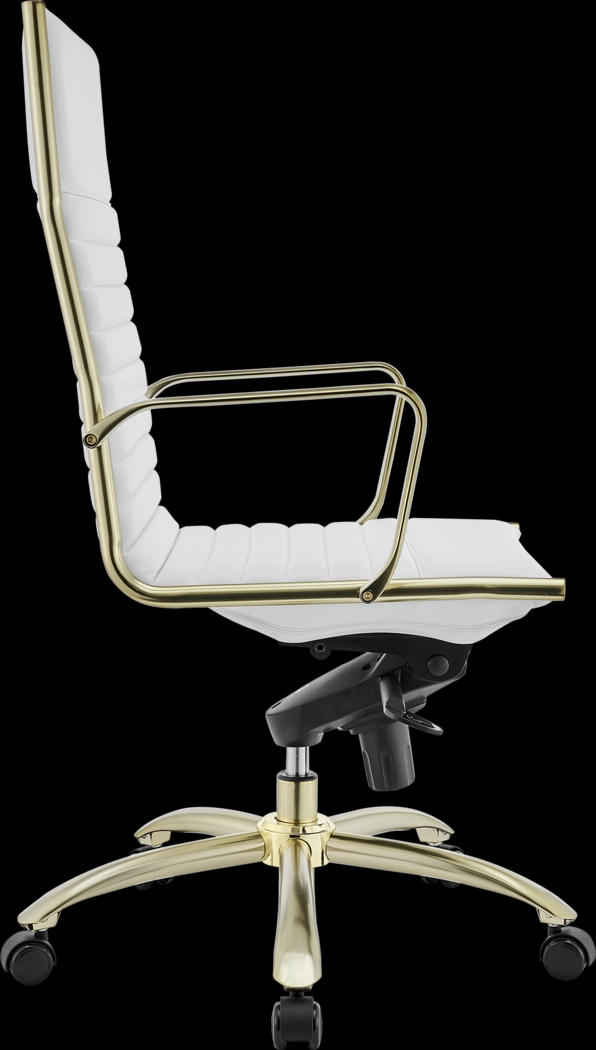 Domivara White High Office Chair - Thumbnail - Image 4