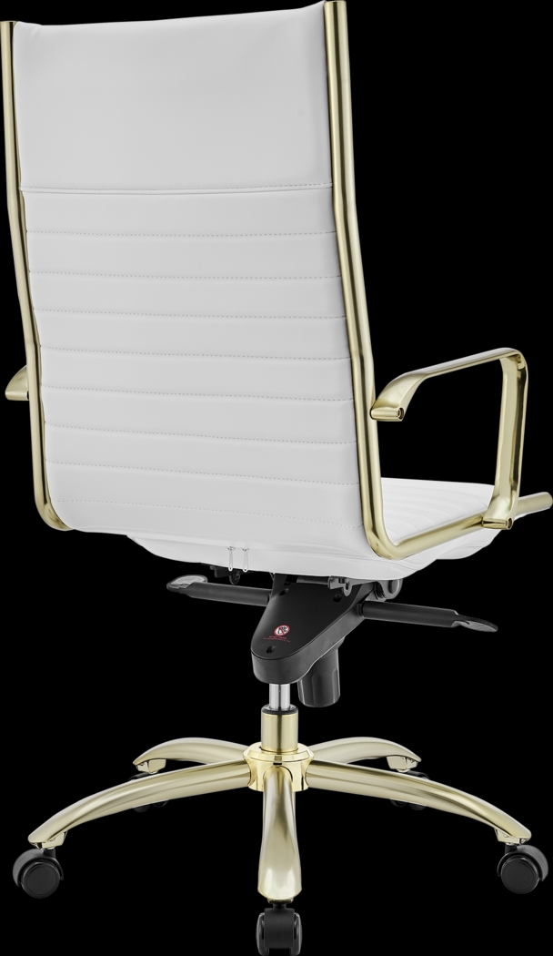 Domivara White High Office Chair - Thumbnail - Image 5