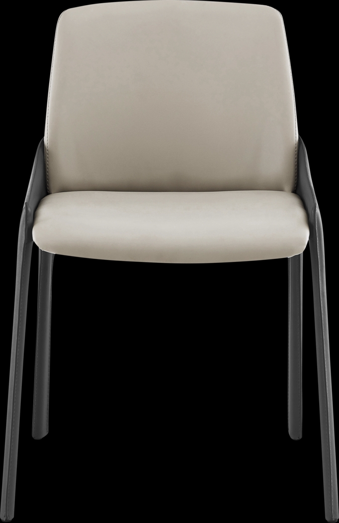 Dommert Light Gray Dining Chair, Set of 2 - Thumbnail - Image 4