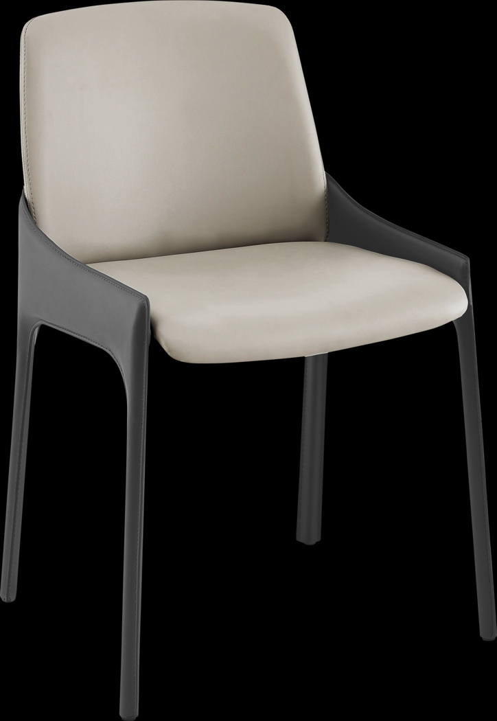 Dommert Light Gray Dining Chair, Set of 2 - Thumbnail - Image 5