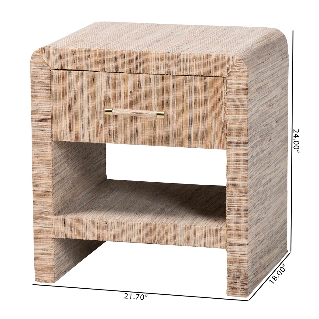Donahoo Brown Nightstand - Thumbnail - Image 3