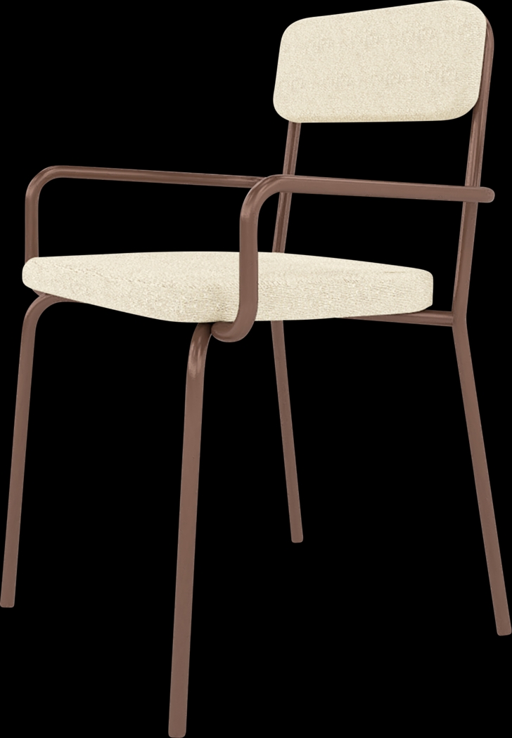 Donateil Beige Arm Chair - Thumbnail - Image 1