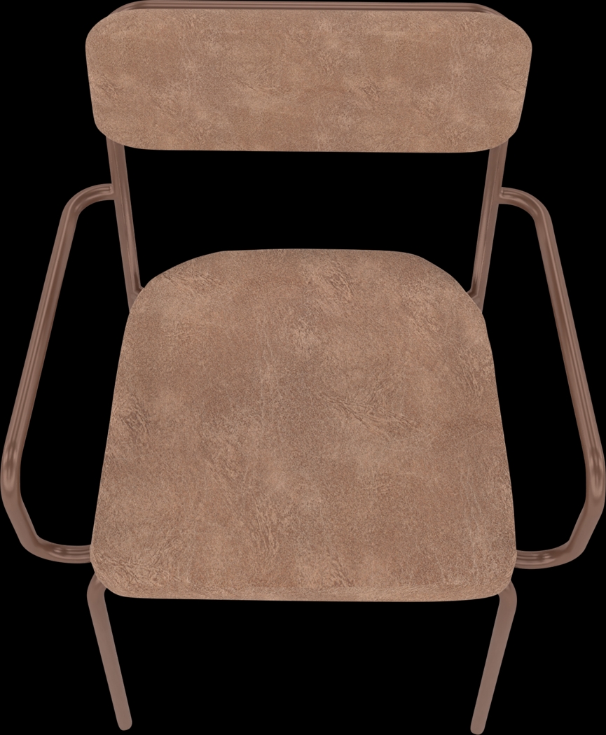 Donateil Brown Arm Chair - Thumbnail - Image 6
