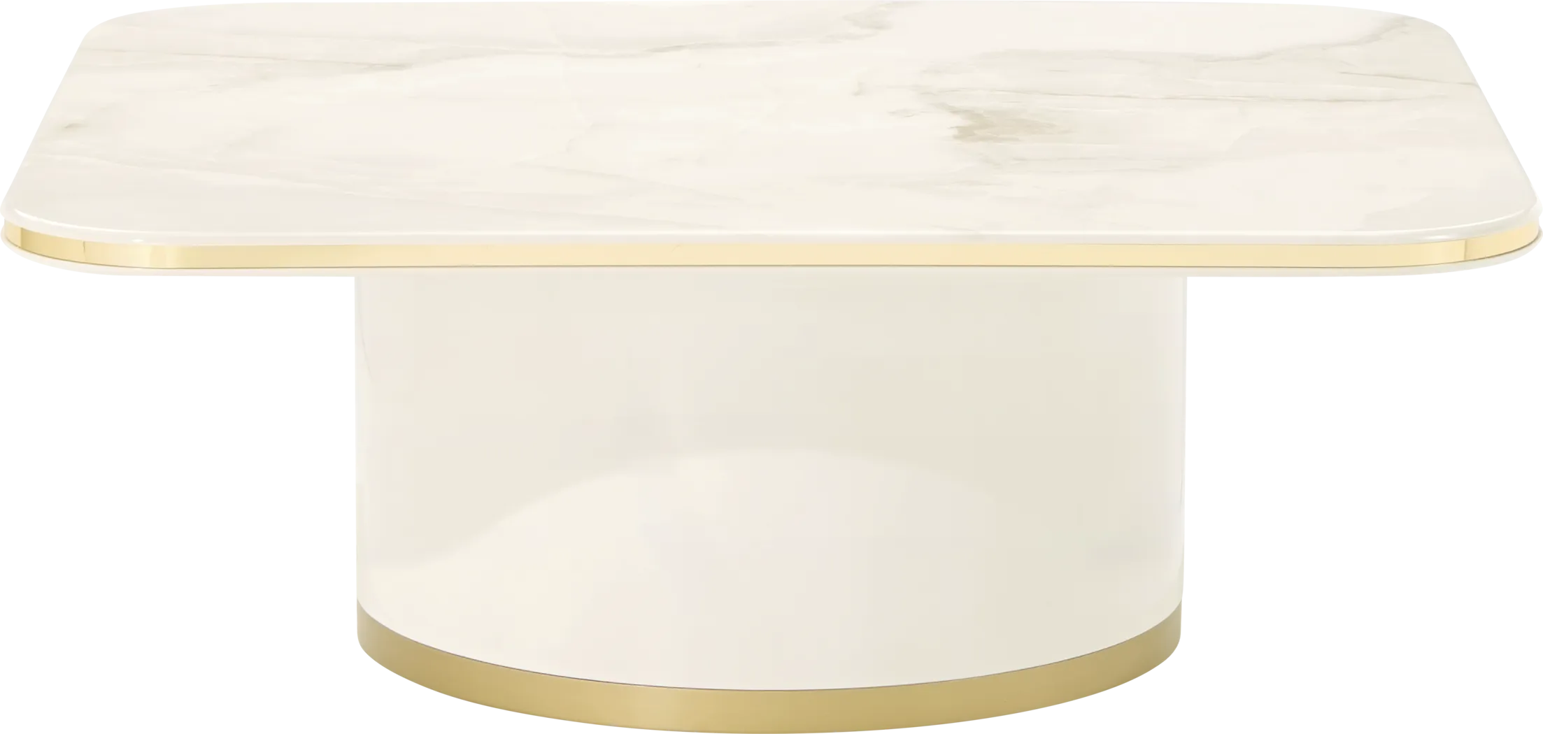 Donatello Ivory Rectangular Cocktail Table - Image 2