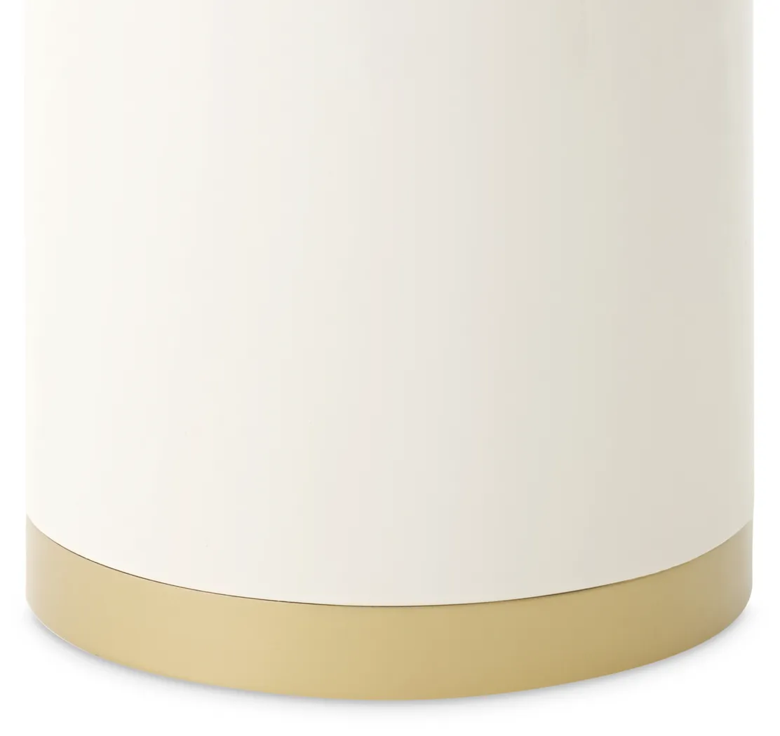Donatello Ivory Round Cocktail Table and End Table - Image 8