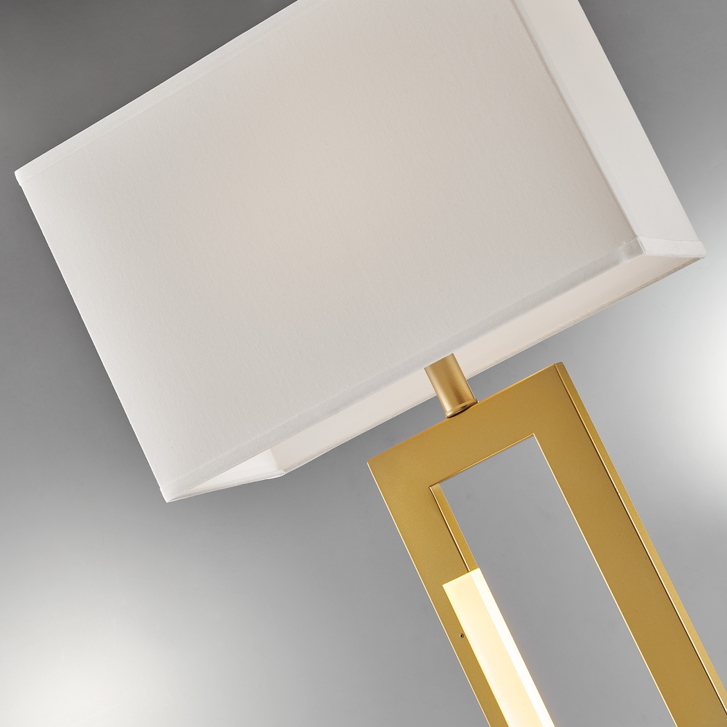 Donatello Way Gold Floor Lamp - Thumbnail - Image 2