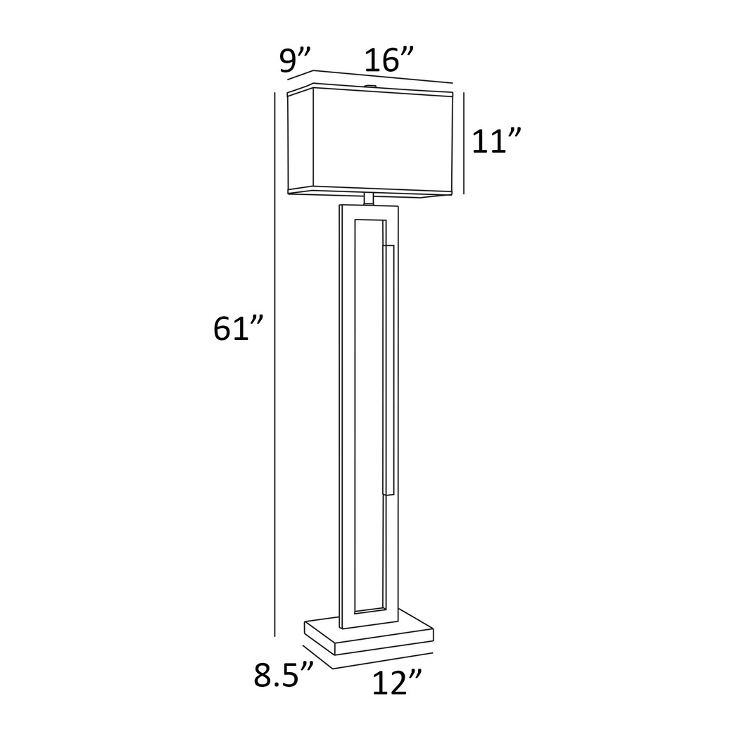Donatello Way Gold Floor Lamp - Thumbnail - Image 3