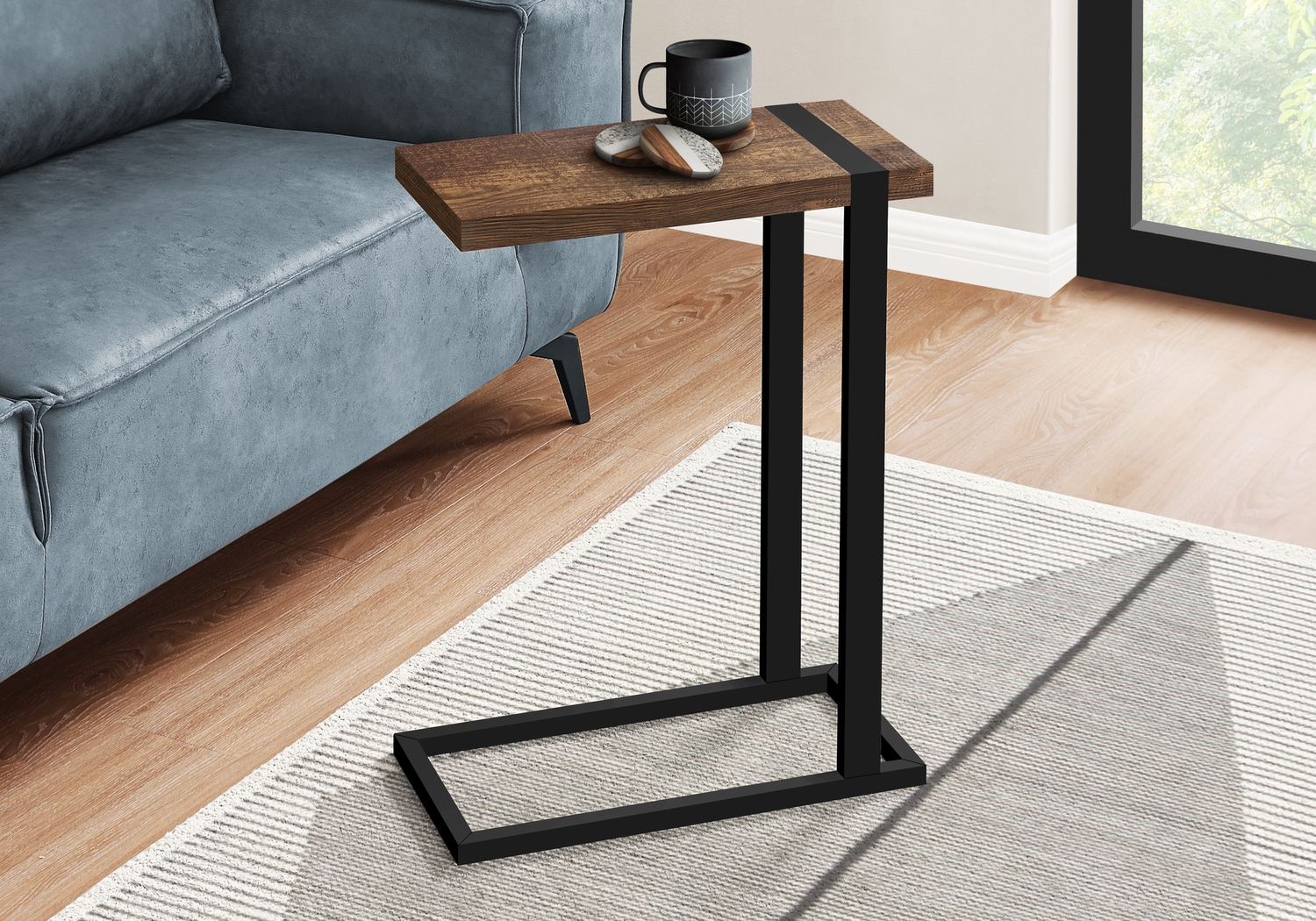 Donbree Brown Side Table - Thumbnail - Image 2