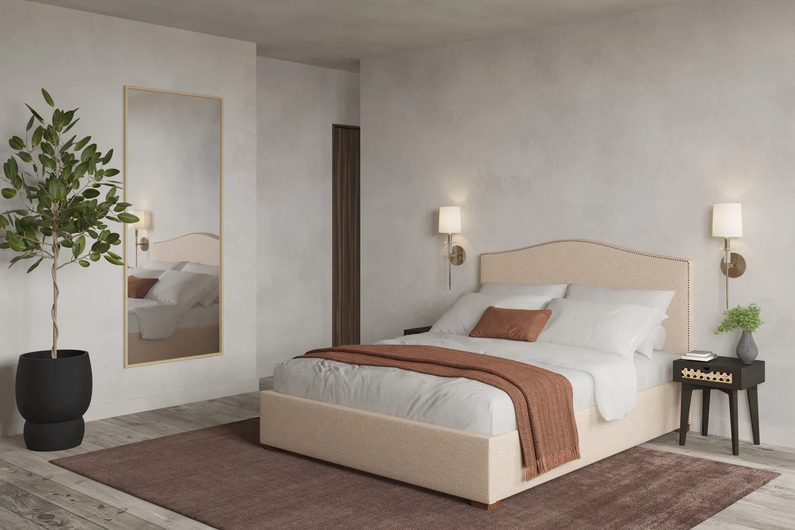 Donbrese Brown Nightstand - Thumbnail - Image 2