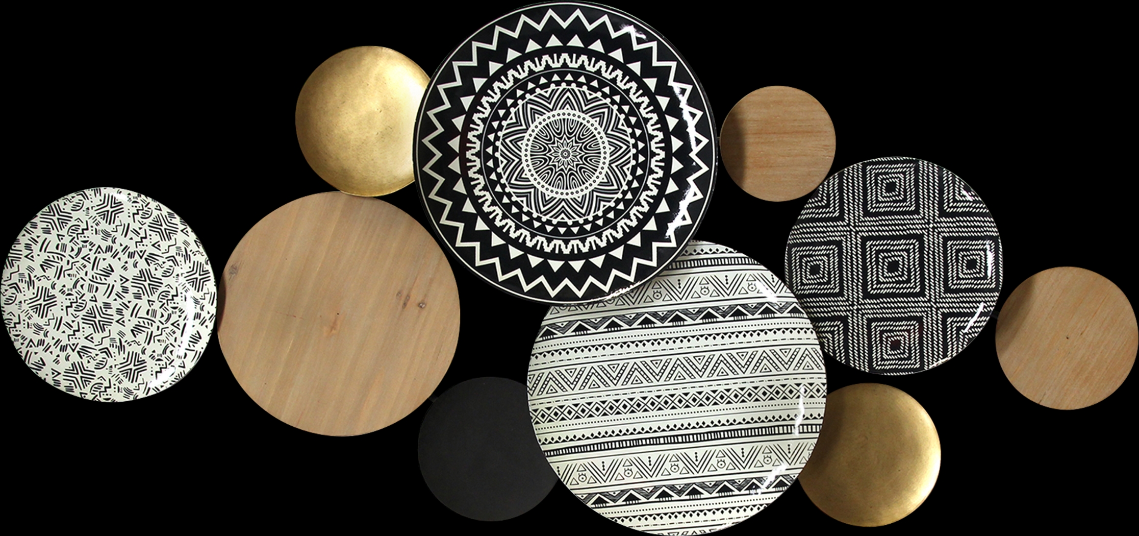 Donecia Brown Wall Decor - Thumbnail - Image 1