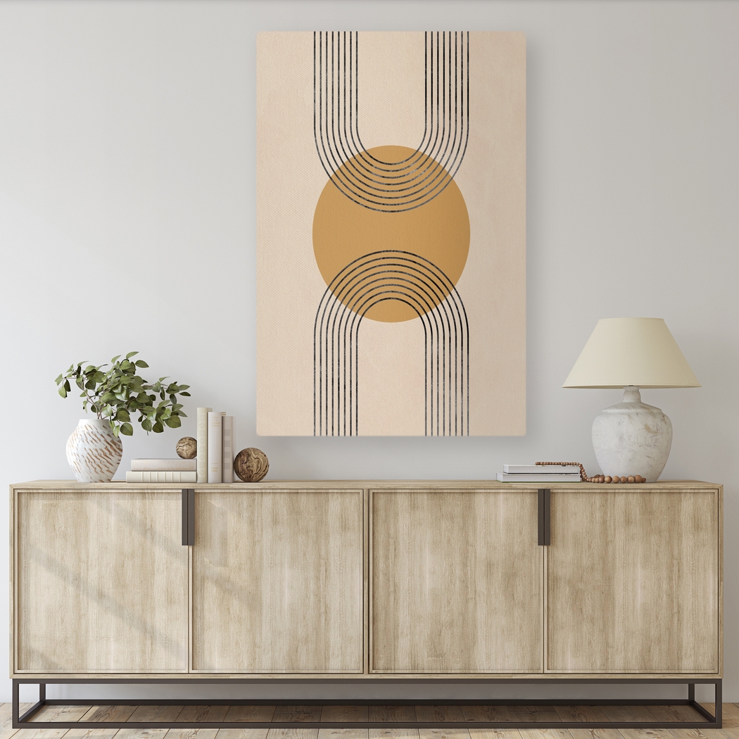 Donival Cream Canvas Wall Art - Thumbnail - Image 2