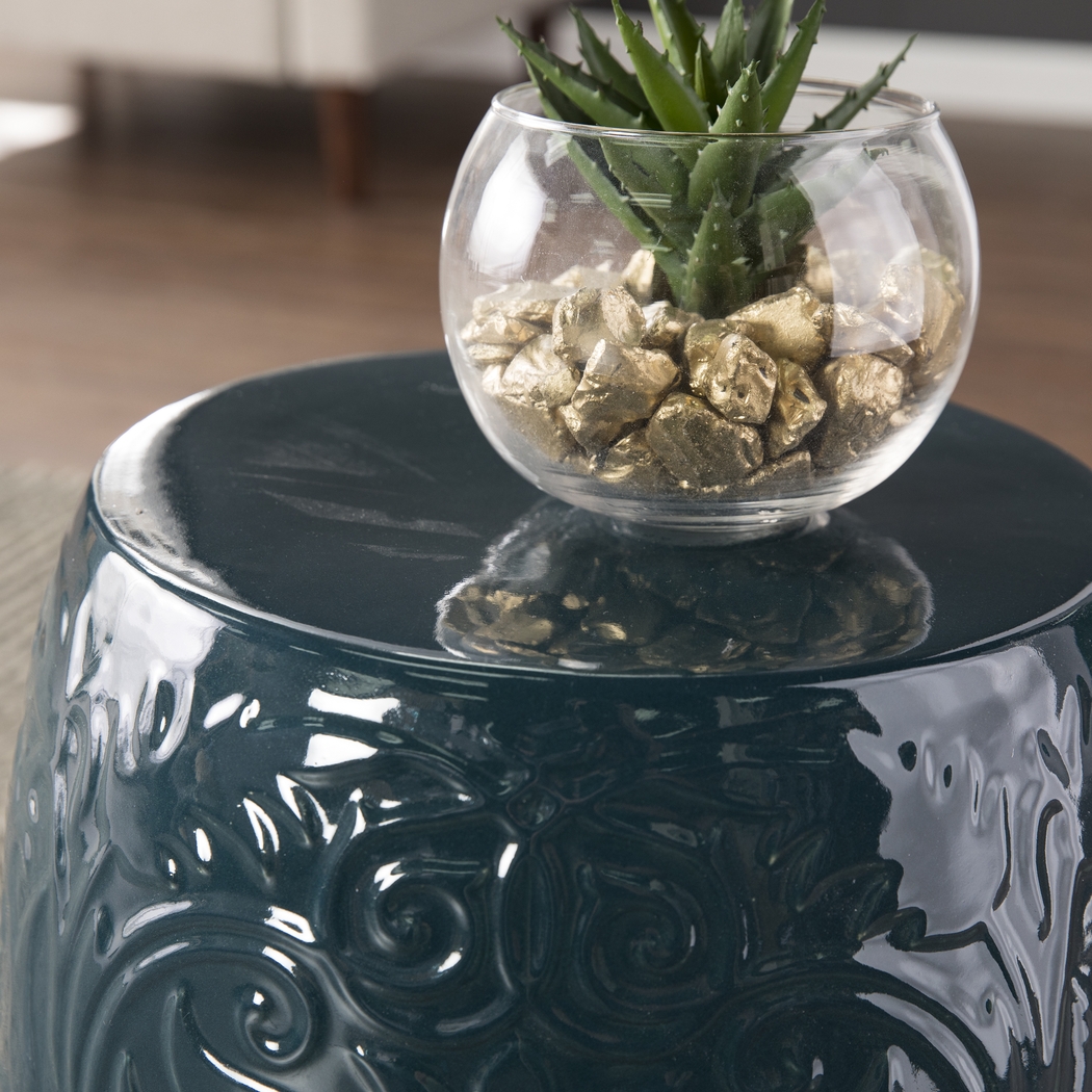 Donleigh Blue Accent Table - Thumbnail - Image 4