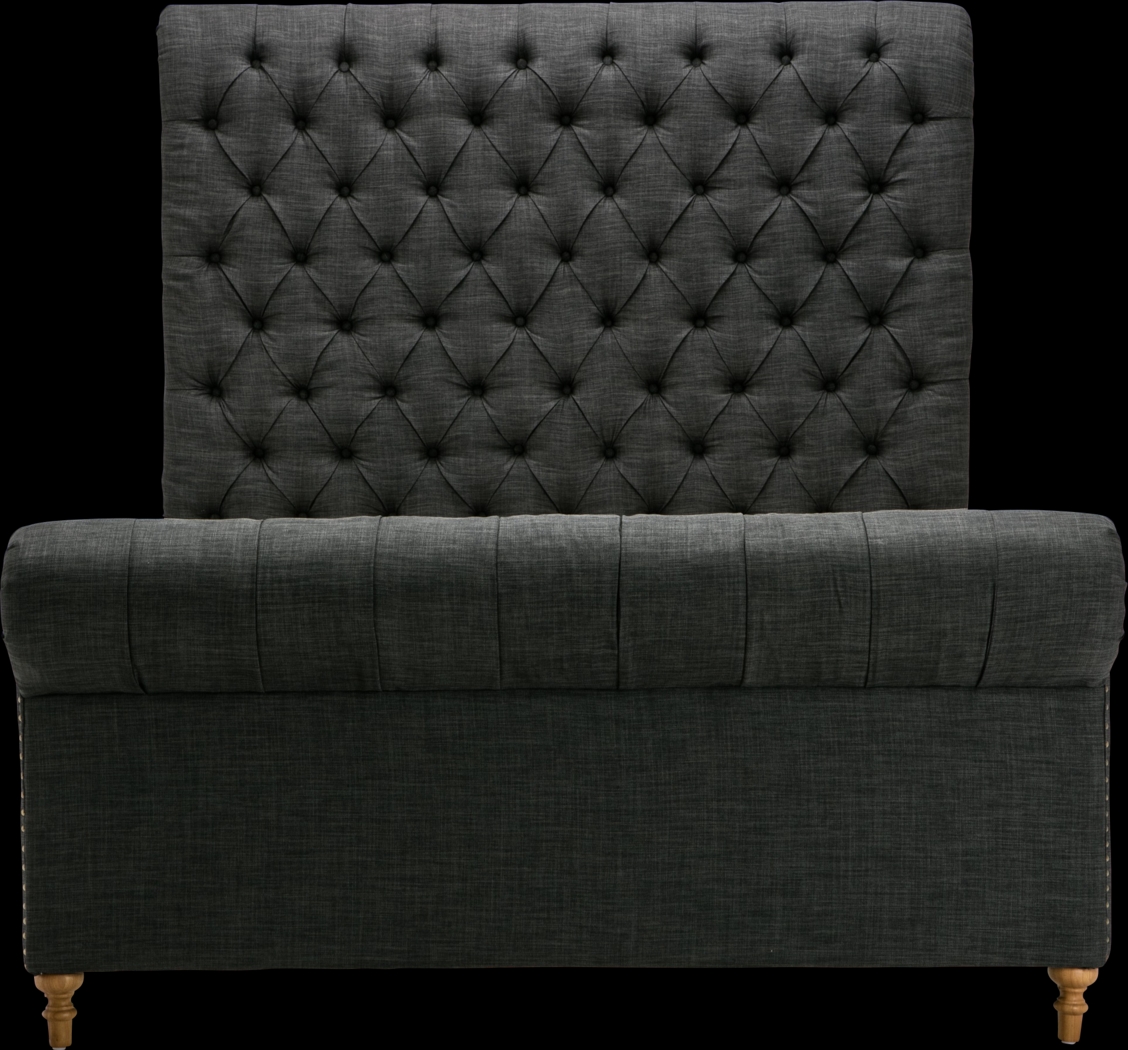 Donlon Charcoal Queen Bed - Thumbnail - Image 5