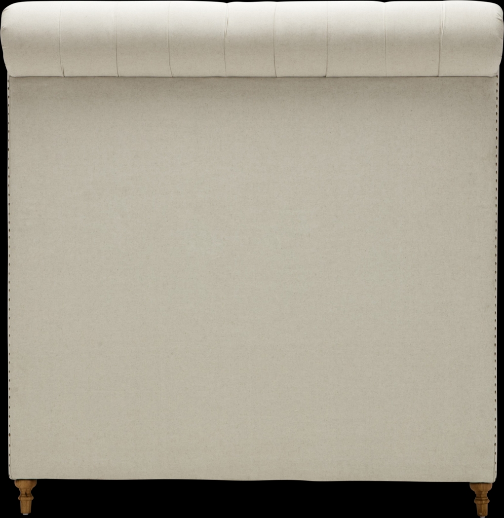 Donlon Cream Queen Bed - Thumbnail - Image 8