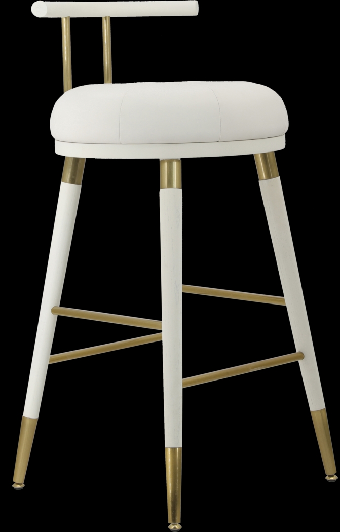 Donnalin White Barstool - Thumbnail - Image 1