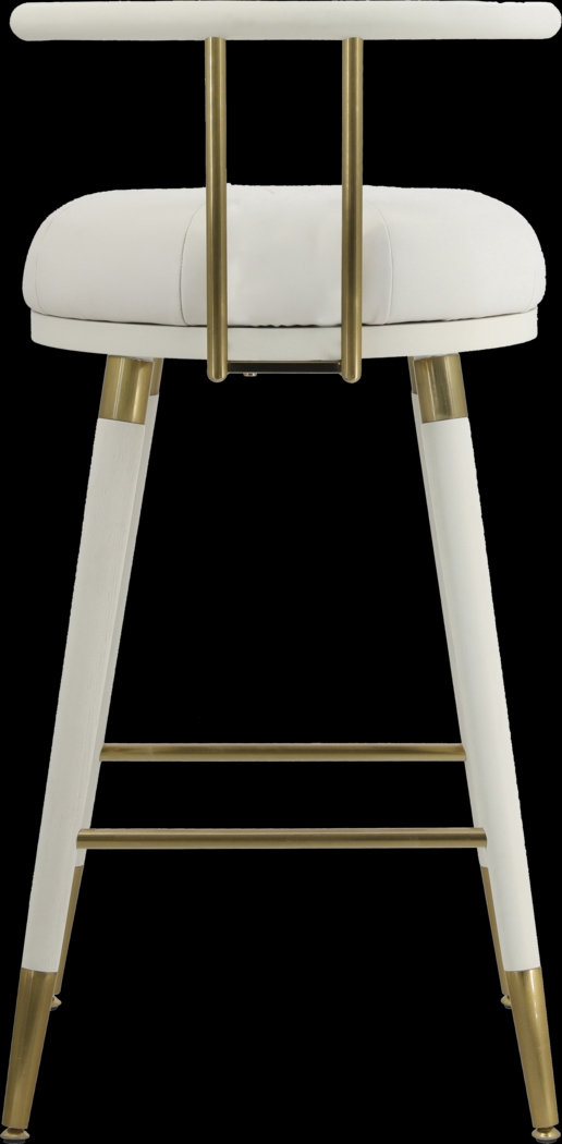 Donnalin White Counter Stool - Thumbnail - Image 4