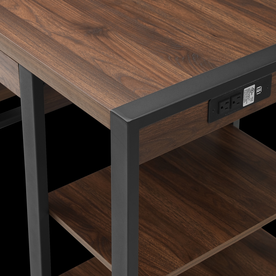 Donnefield Brown Desk - Thumbnail - Image 4