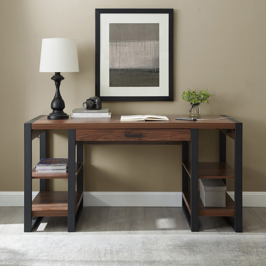 Donnefield Brown Desk - Thumbnail - Image 5