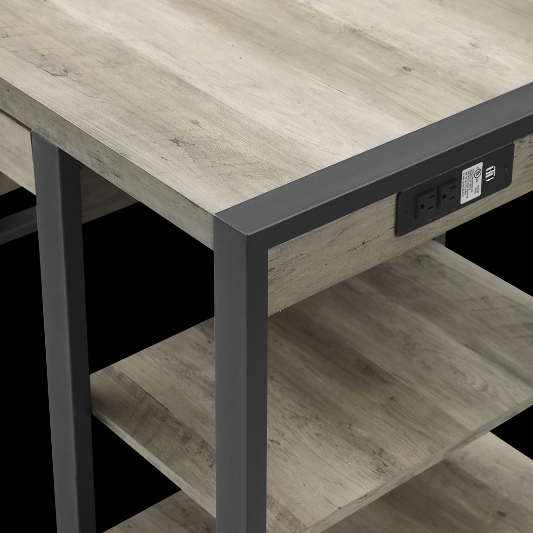 Donnefield Gray Desk - Thumbnail - Image 3