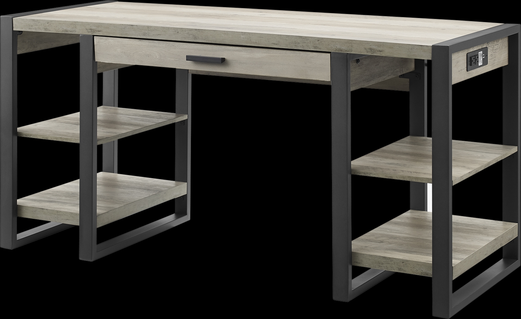 Donnefield Gray Desk - Thumbnail - Image 1