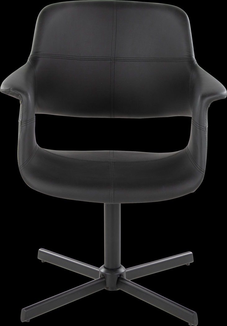 Donneita Black Swivel Accent Chair - Thumbnail - Image 6