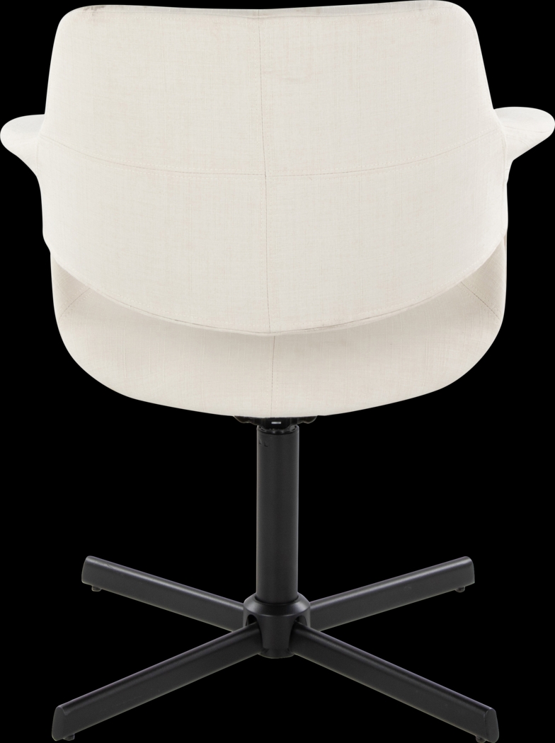 Donneita Cream Swivel Accent Chair - Thumbnail - Image 5