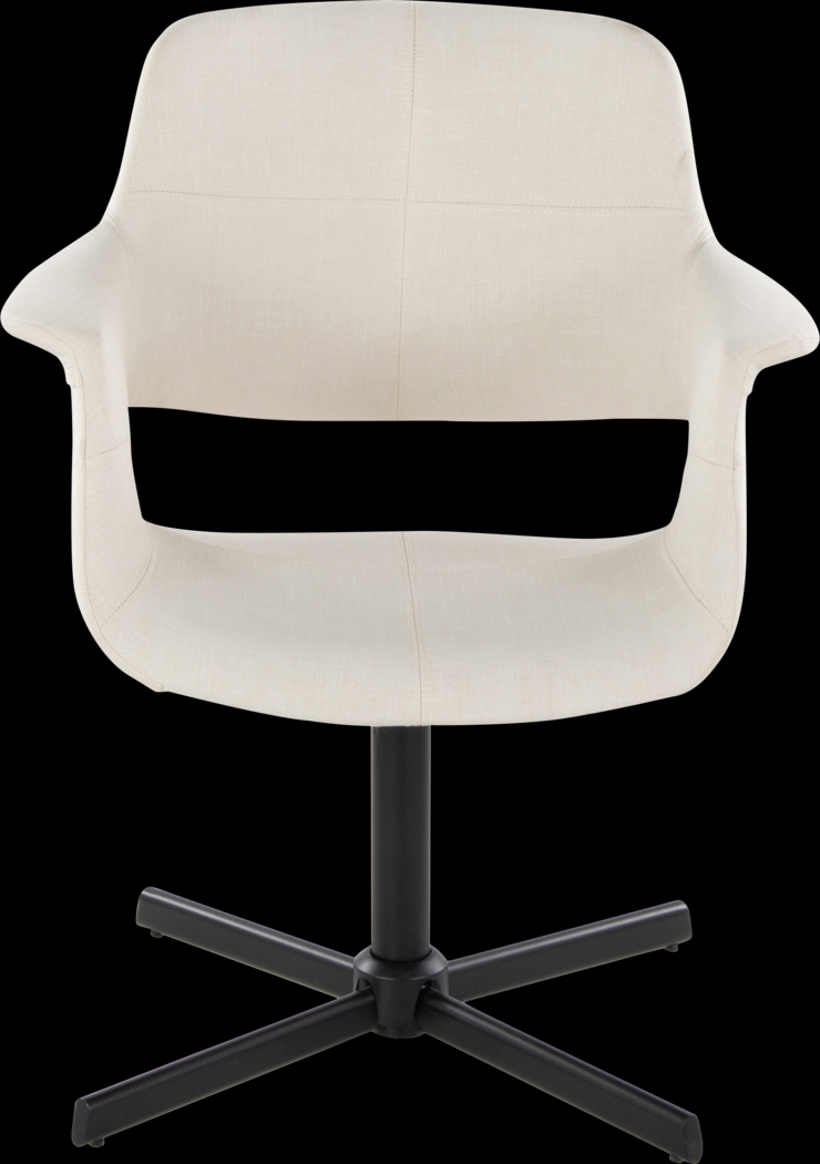 Donneita Cream Swivel Accent Chair - Thumbnail - Image 6