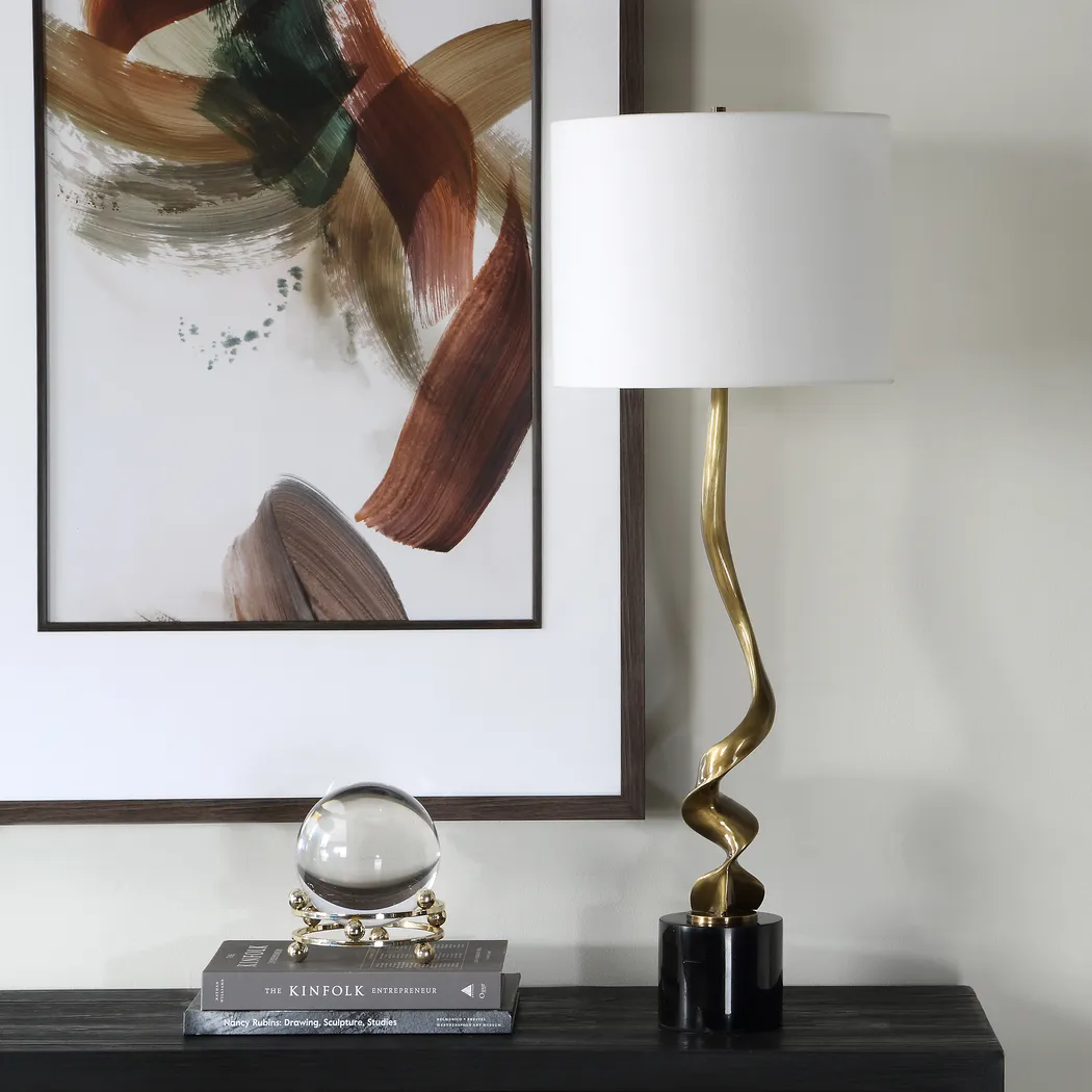 Donnel Brass Lamp - Thumbnail - Image 2