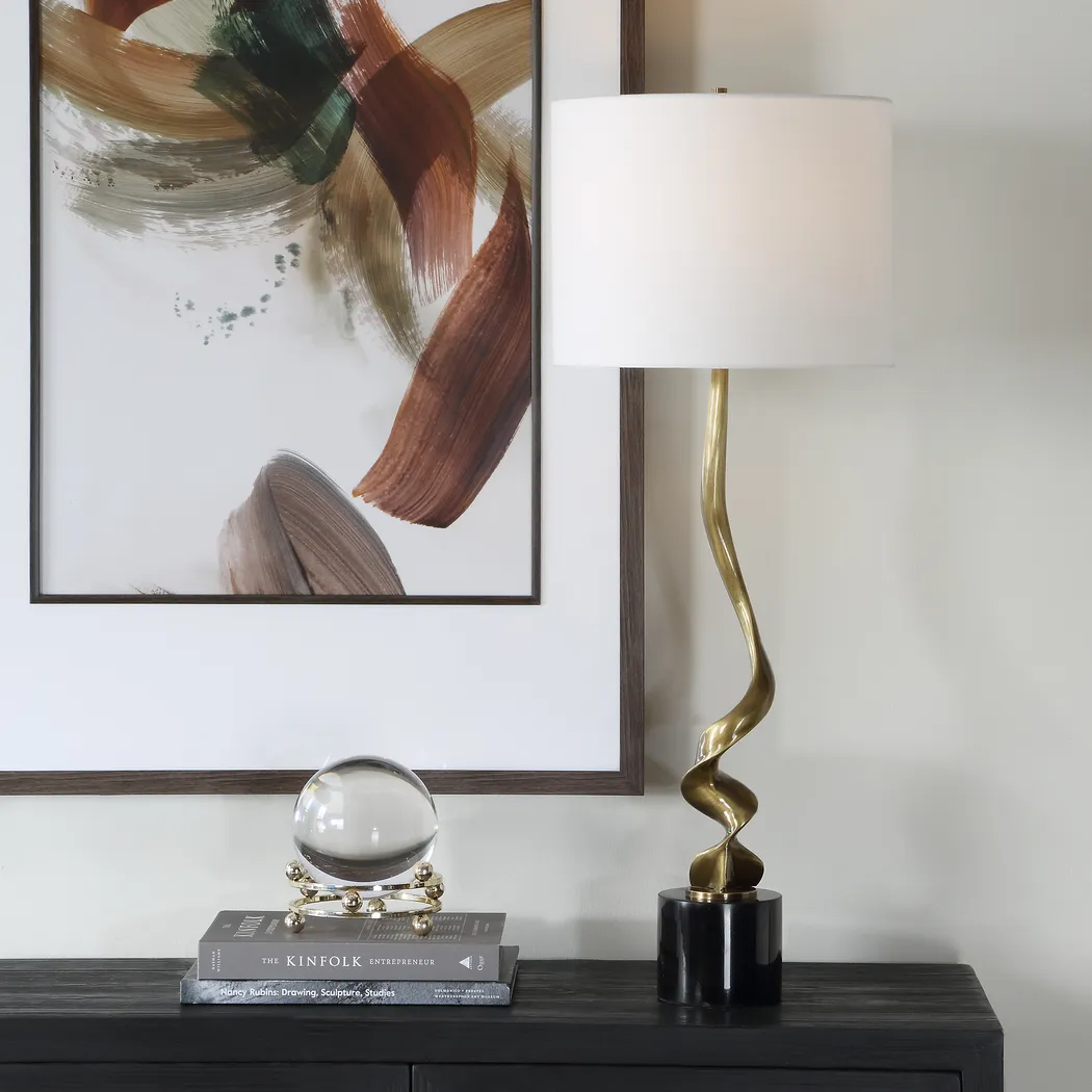 Donnel Brass Lamp - Thumbnail - Image 3