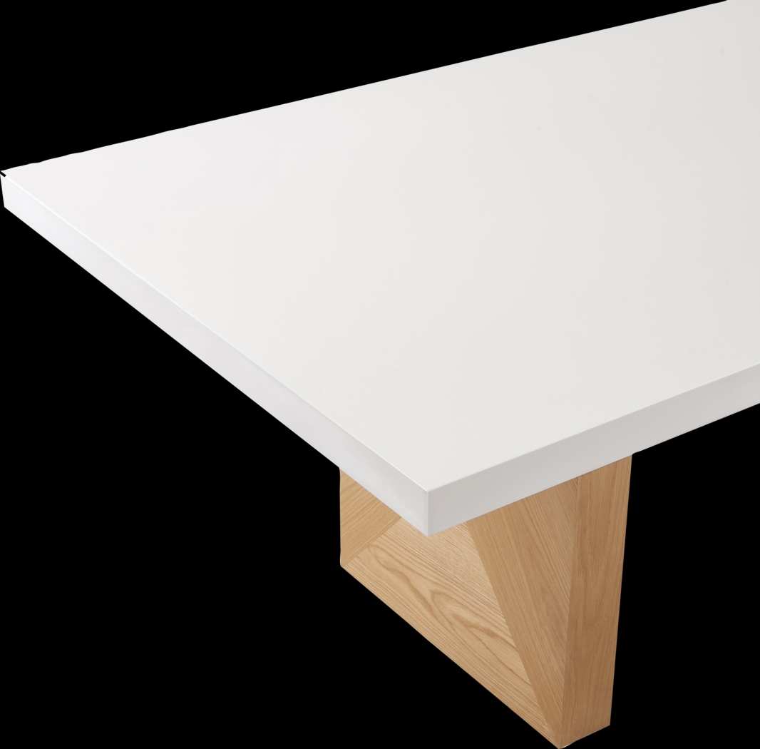 Donnellon White Dining Table - Thumbnail - Image 5