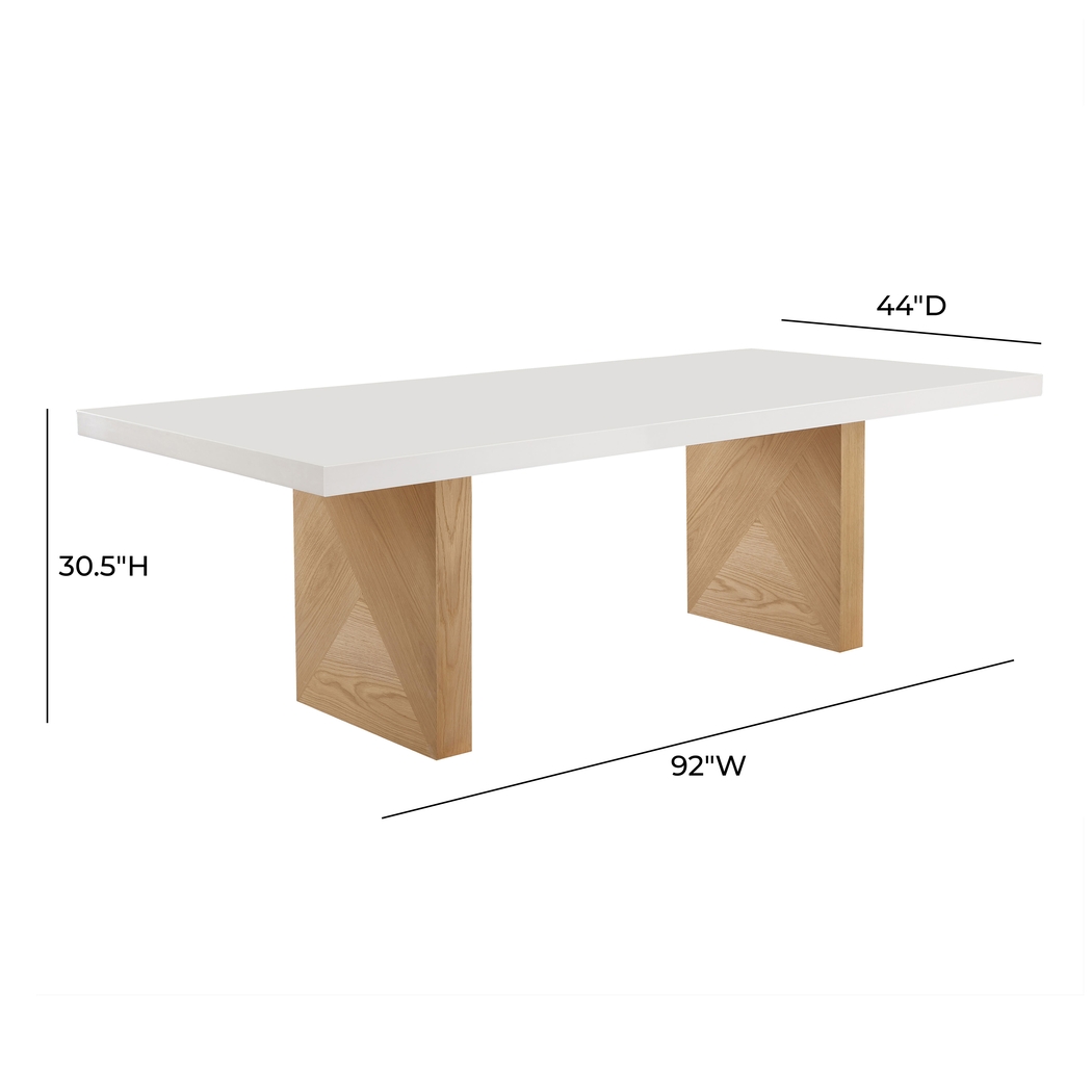 Donnellon White Dining Table - Thumbnail - Image 8