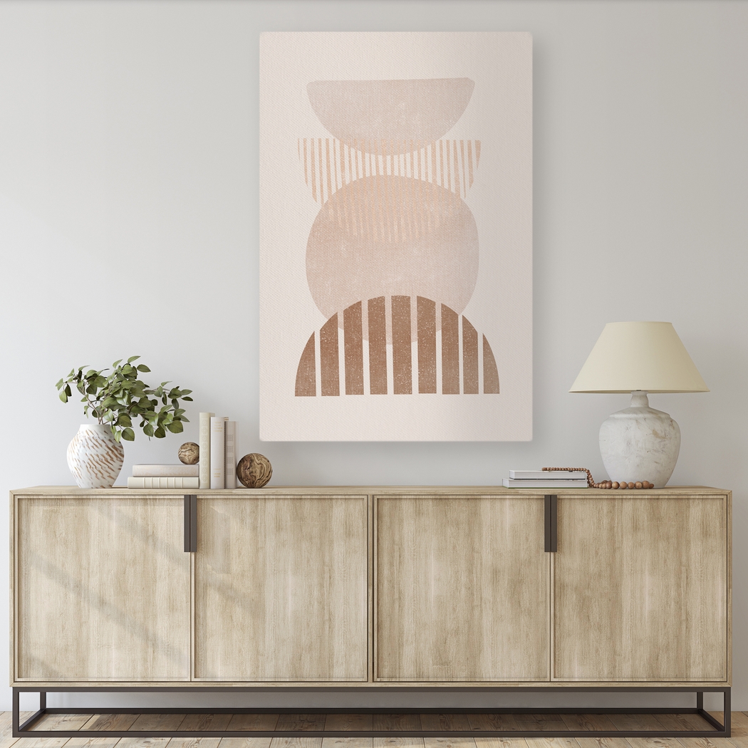 Donora Brown Canvas Wall Art - Thumbnail - Image 2