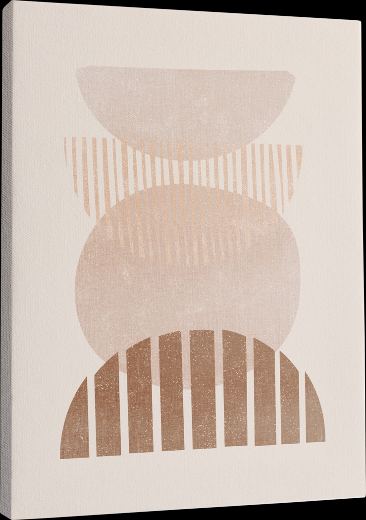 Donora Brown Canvas Wall Art - Thumbnail - Image 1