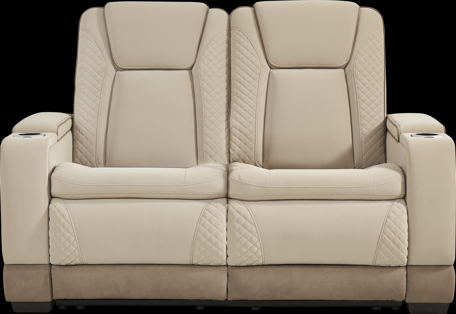 Donovan Park Beige 8 Pc Living Room with Dual Power Reclining Sofa - Thumbnail - Image 13