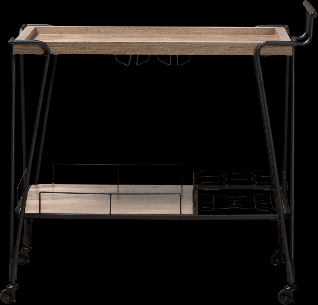 Donset Brown Kitchen Cart - Thumbnail - Image 2