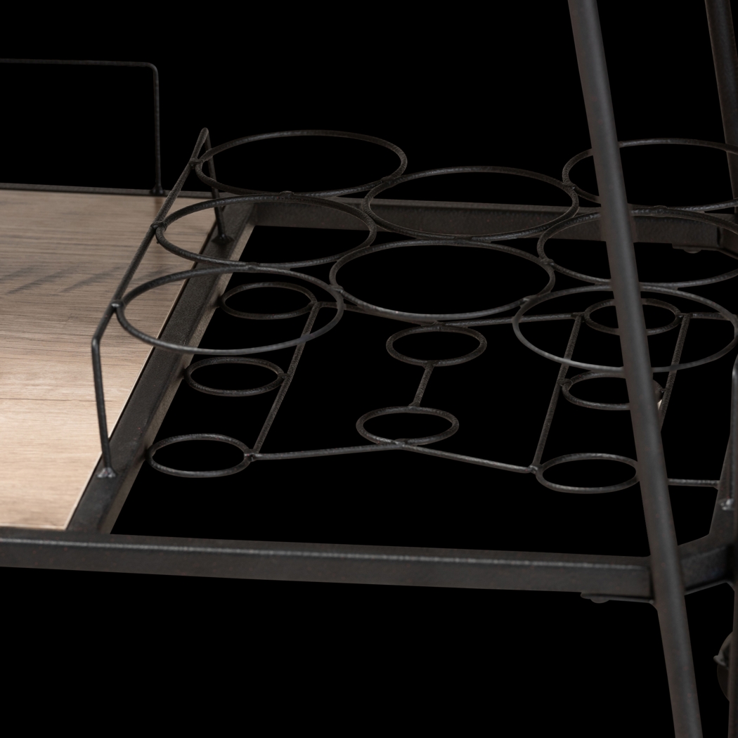 Donset Brown Kitchen Cart - Thumbnail - Image 6