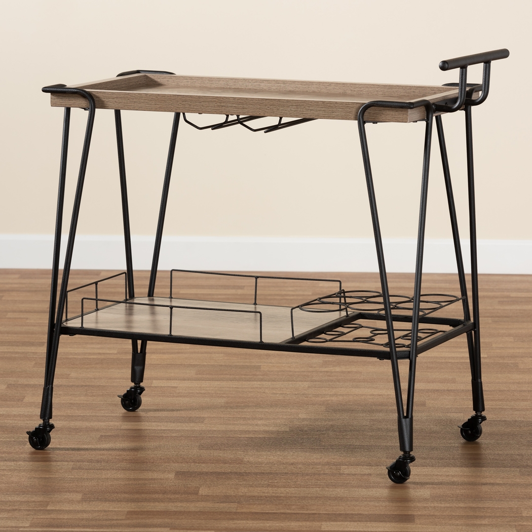 Donset Brown Kitchen Cart - Thumbnail - Image 8