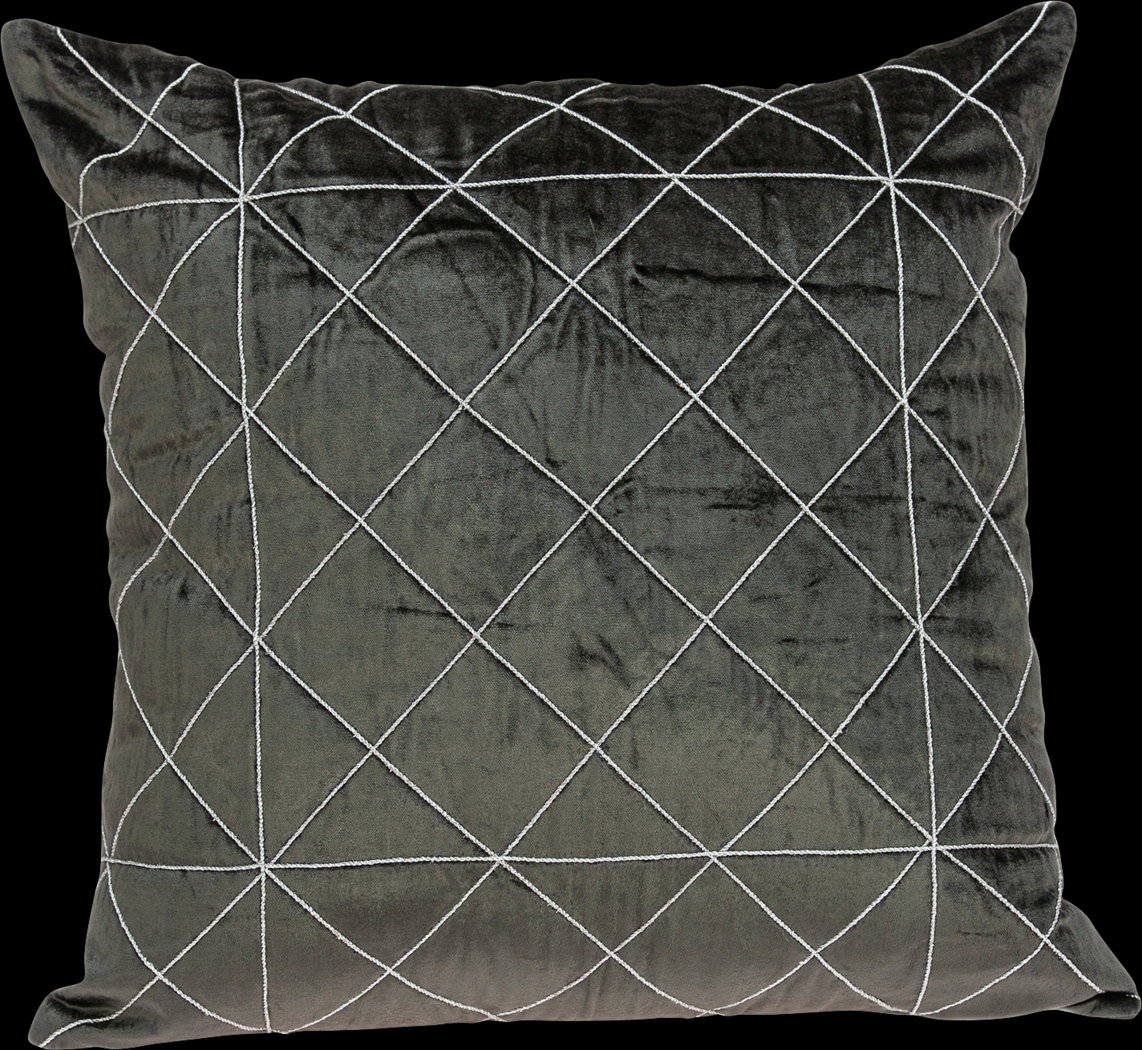 Donston Gray Accent Pillow - Thumbnail - Image 1