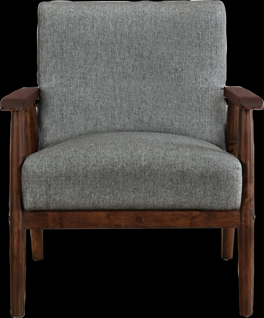 Donvick Gray Accent Chair - Thumbnail - Image 3